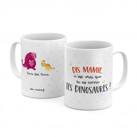 Le mug dis Mamie, c'est vrai que tu as connu les dinosaures