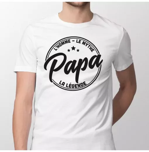 T-shirt homme Papa l'homme...